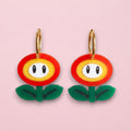 Pendientes flor de fuego