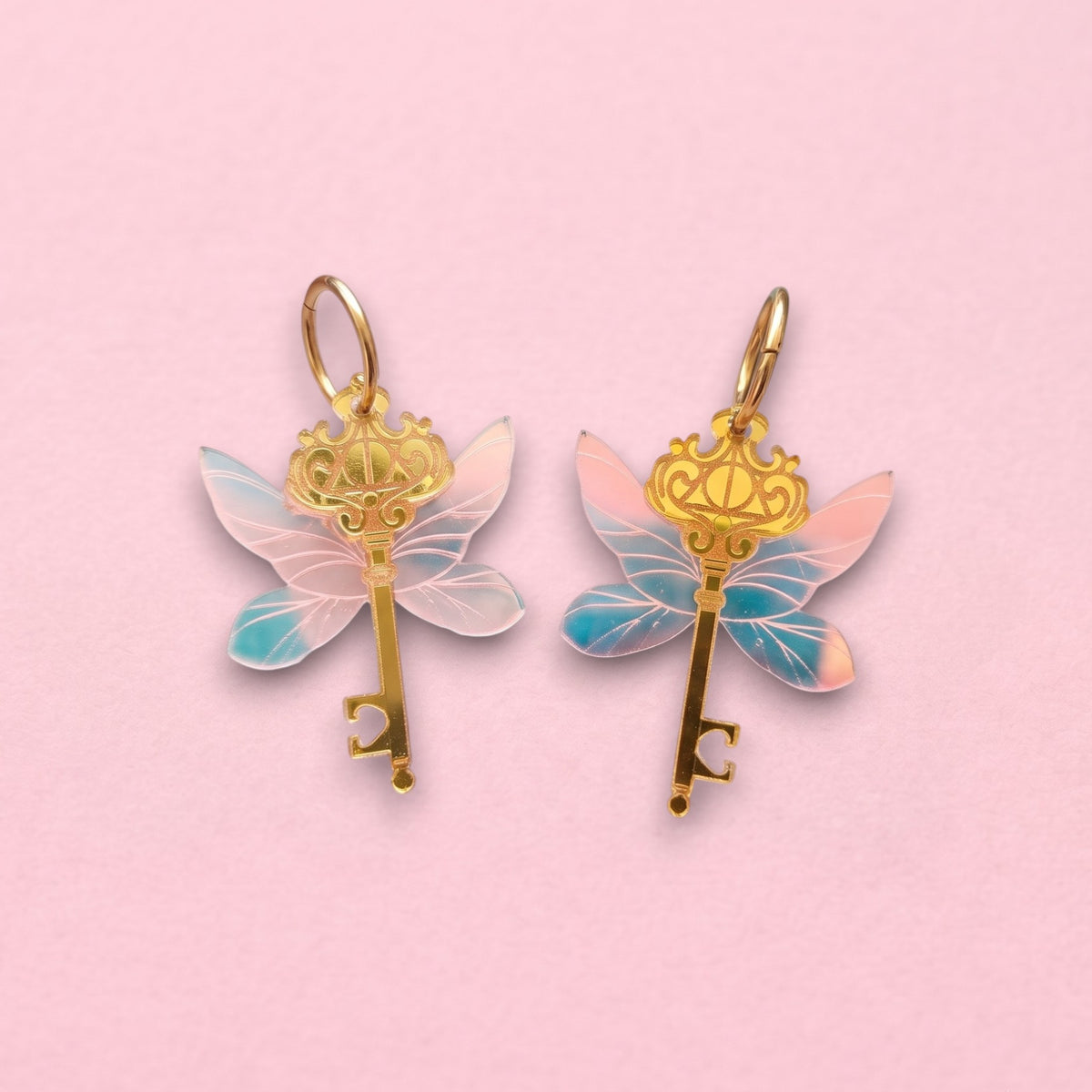 Pendientes Llave Alada
