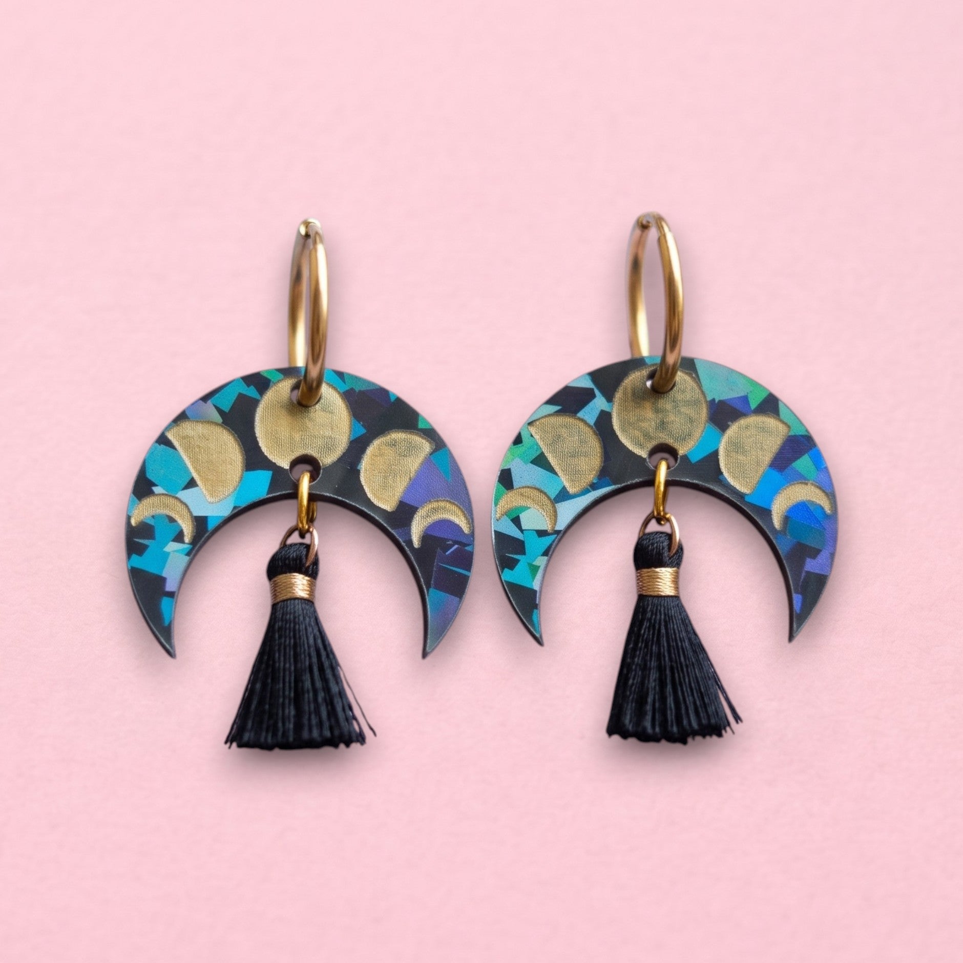 Pendientes Eclipse Nocturno