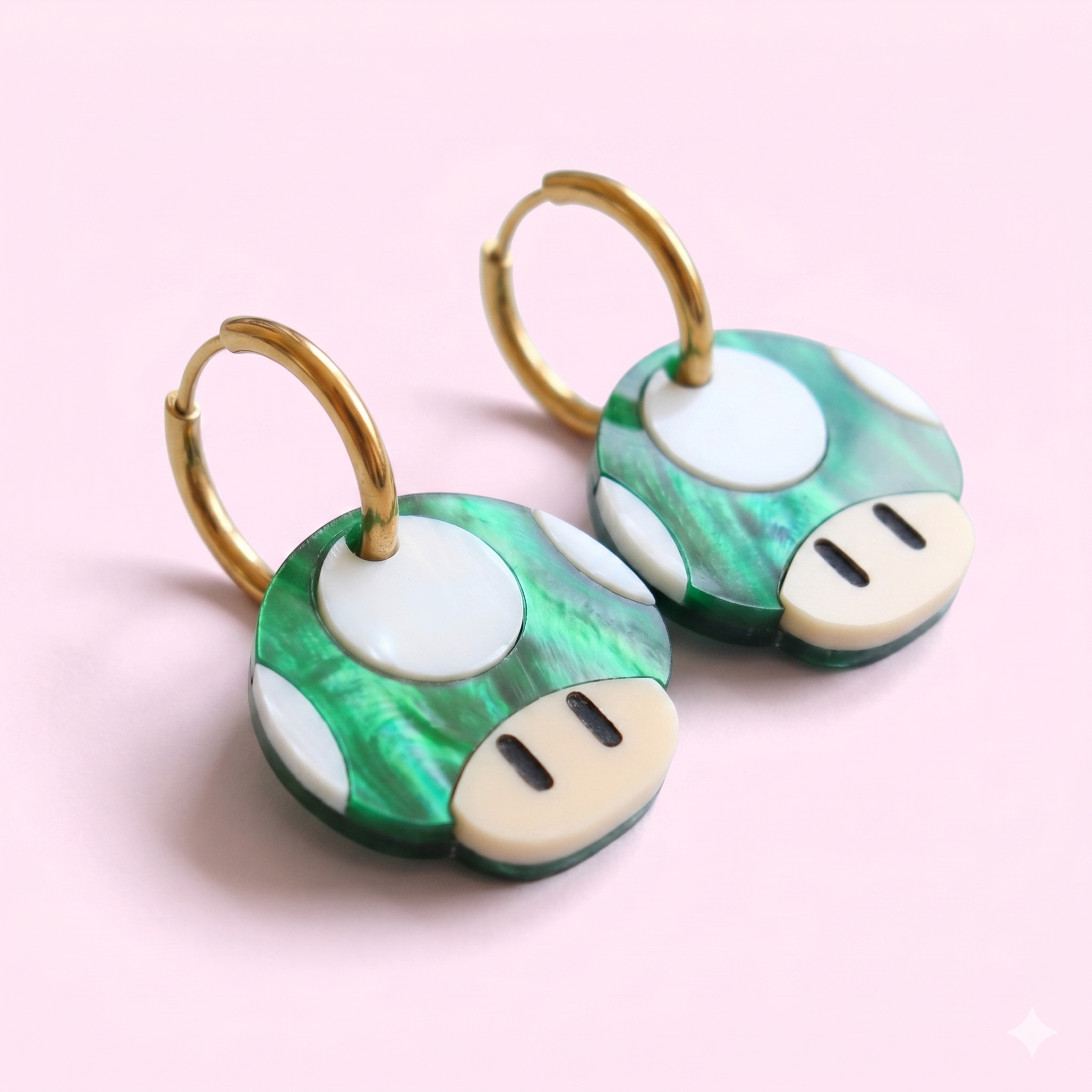 Pendientes champiñón