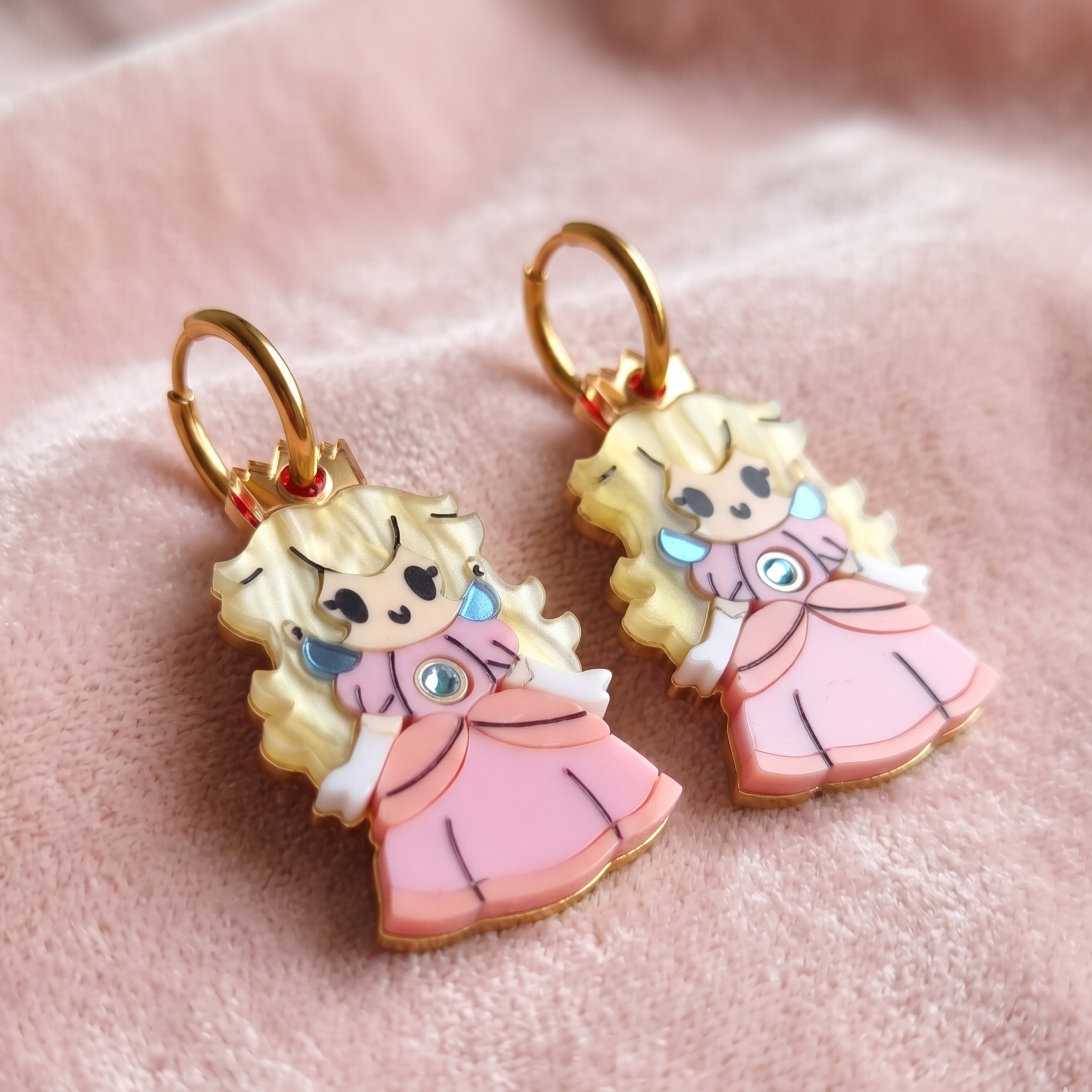 Pendientes Mario & Peach