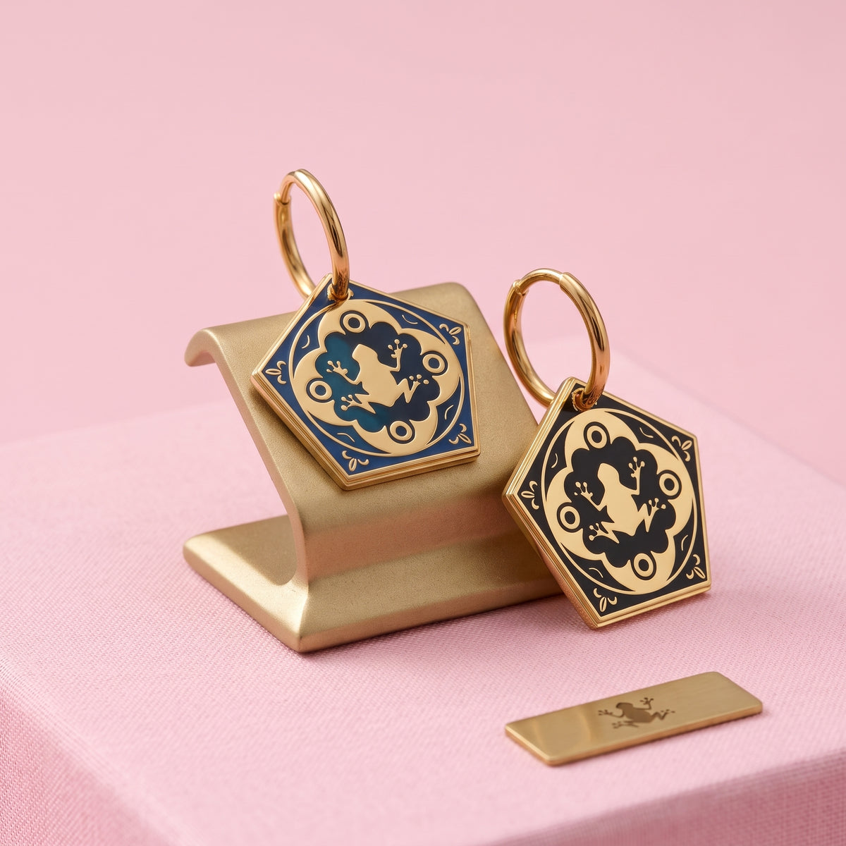Pendientes Rana de Chocolate