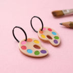 Pendientes Paleta de pintor