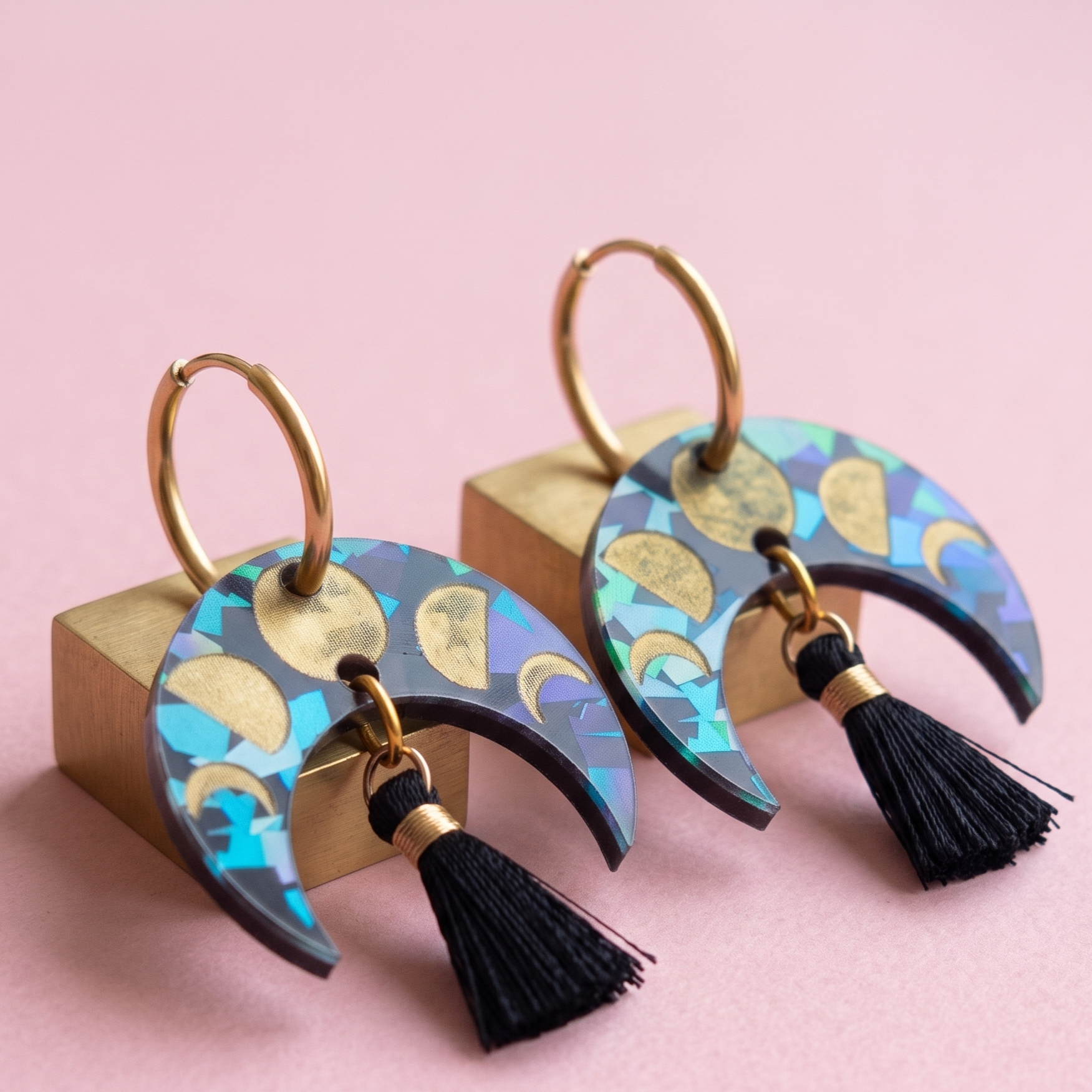 Pendientes Eclipse Nocturno