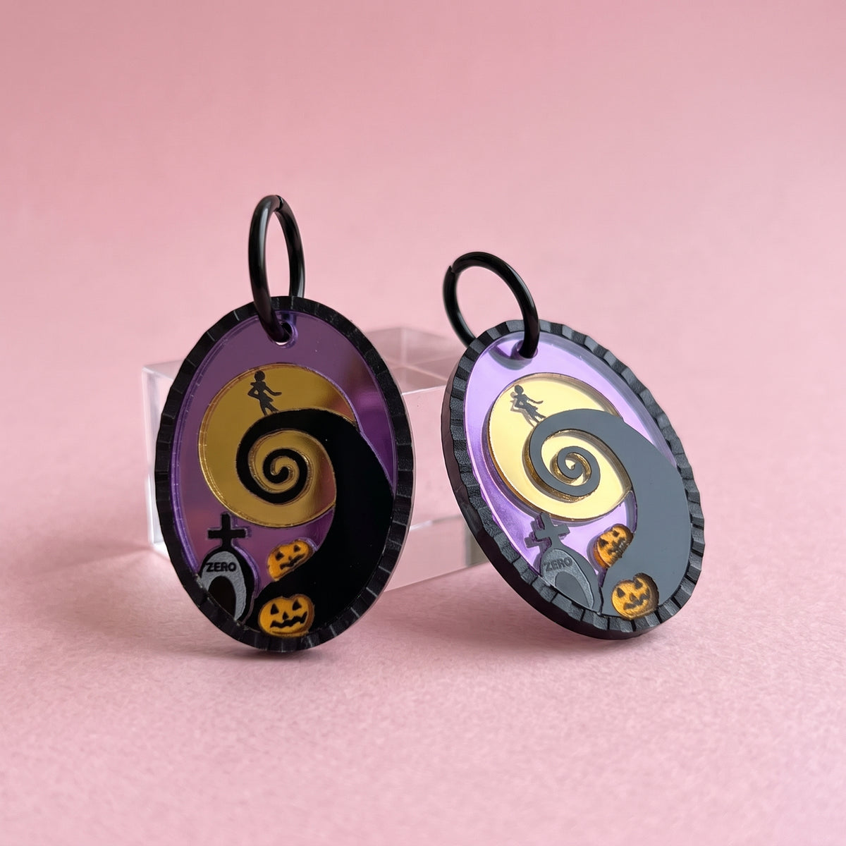 Pendientes Cementerio de Halloween Town