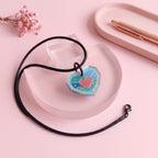 Collar o Pin Corazón vidriera