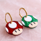 Pendientes champiñón